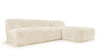 Iona - Iona - Iona Sectional, Right Chaise, White Long Hair Sherpa - Image 2