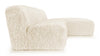 Iona - Iona - Iona Sectional, Right Chaise, White Long Hair Sherpa - Image 3