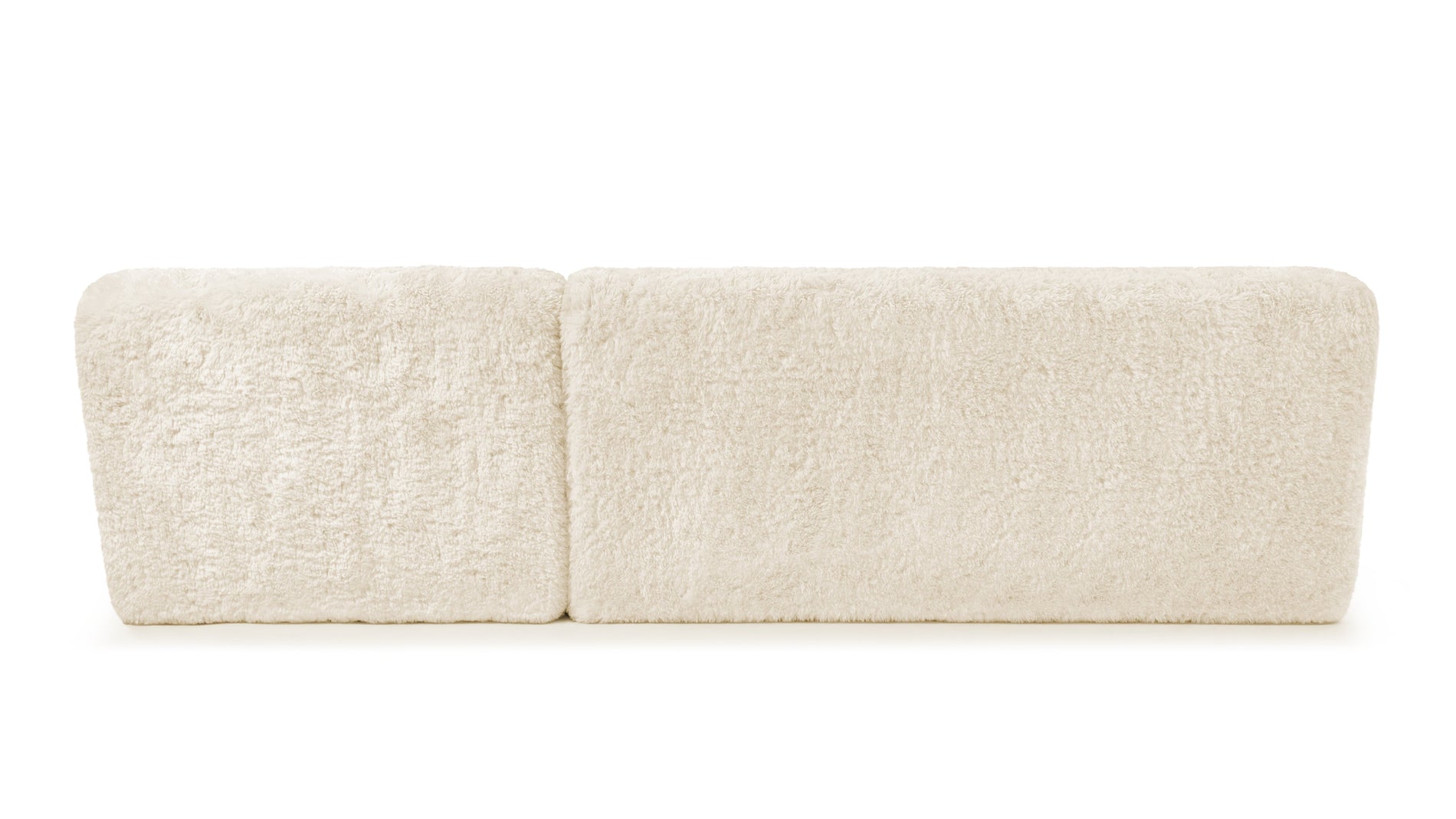 IonaIona - Iona Sectional, Right Chaise, White Long Hair Sherpa