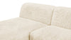 Iona - Iona - Iona Sectional, Left Chaise, White Long Hair Sherpa - Image 5