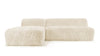 Iona - Iona - Iona Sectional, Left Chaise, White Long Hair Sherpa - Image 1