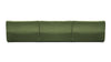 Leo - Leo - Leo Three Seater Sofa, Lichen Plush Velvet - Image 4