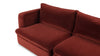 Morrell - Morrell - Morrell Three Seater Sofa, Garnet Velvet - Image 6