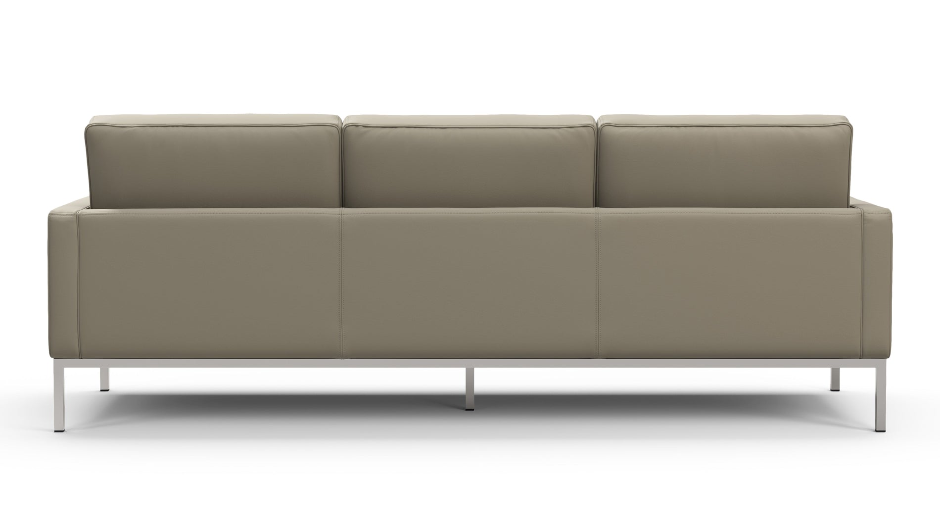 FlorenceBeige Gray Vegan Leather