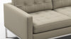 Florence - Beige Gray Vegan Leather - Image 6
