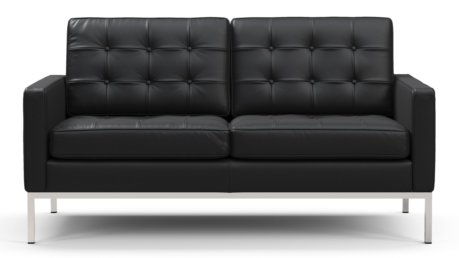 FlorenzVintage schwarzes veganes Leder