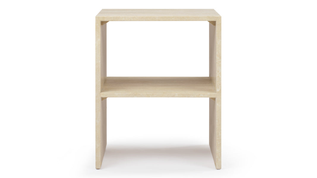 CologneCologne - Cologne Side Table, Travertine