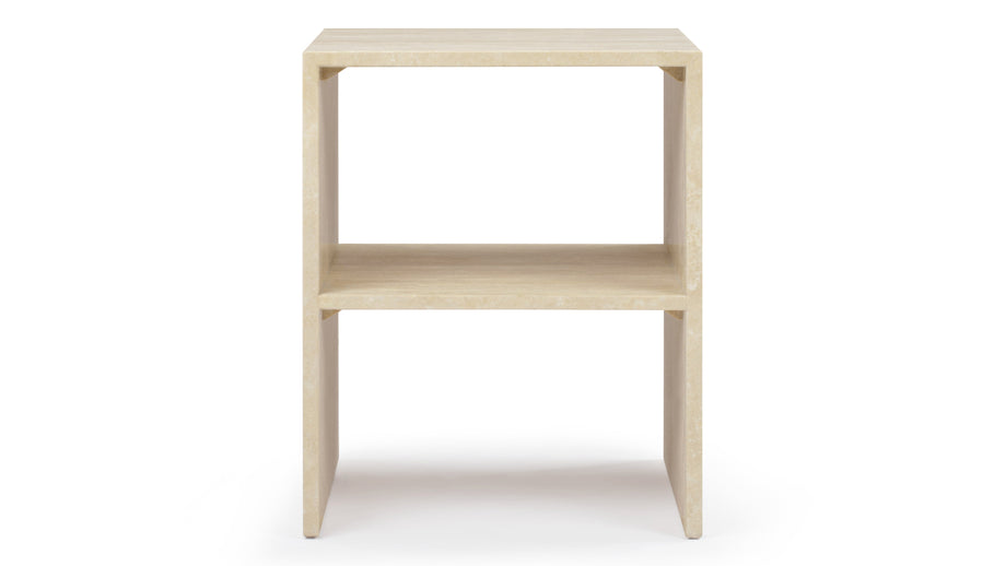 CologneCologne - Cologne Side Table, Travertine