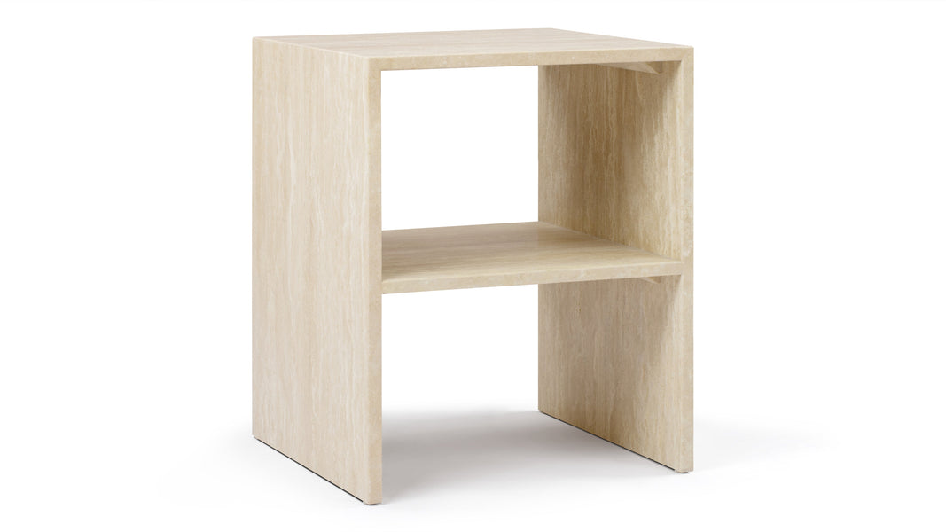 CologneCologne - Cologne Side Table, Travertine
