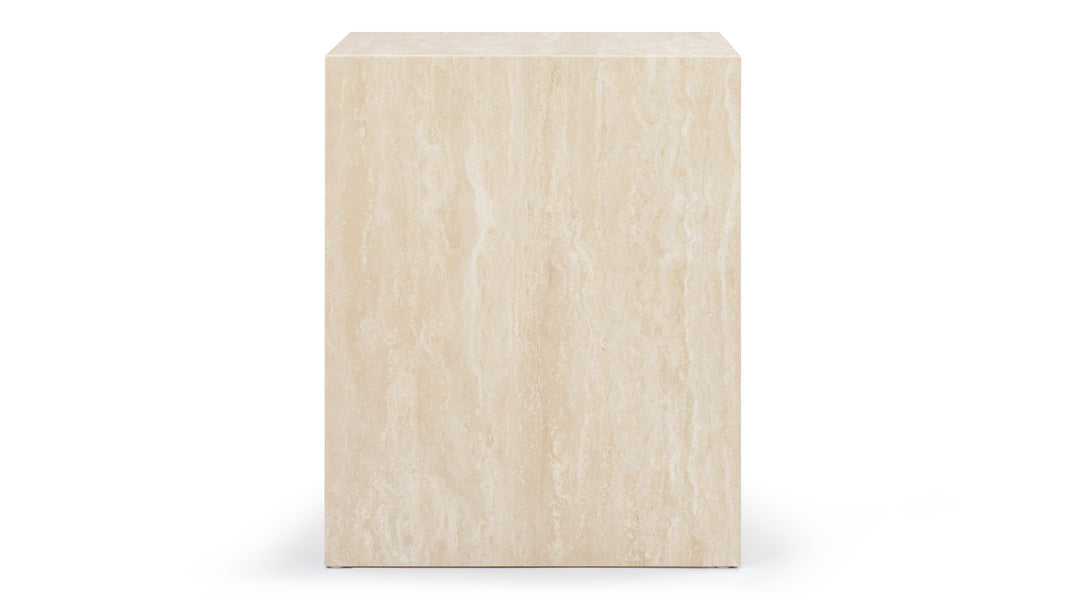 CologneCologne - Cologne Side Table, Travertine