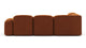 Muse - Muse - Muse Sectional, Small Left Corner, Burnt Orange Velvet - Image 4