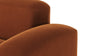 Muse - Muse - Muse Three Seater Sofa, Burnt Orange Velvet - Image 5