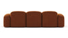 Muse - Muse - Muse Three Seater Sofa, Burnt Orange Velvet - Image 4