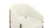 Esme - Eggshell Vegan Leather and Brushed Brass - Image 5