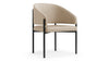 Esme - Latte Vegan Suede and Black - Image 2
