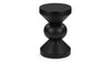 Chess - Chess - Chess Indoor/Outdoor Side Table, Black Concrete - Image 2