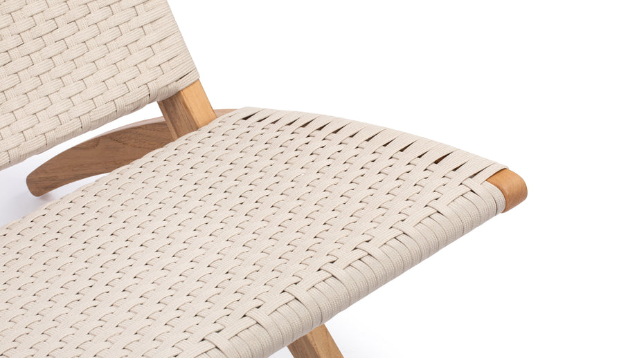 CubaCuba - Cuba Outdoor Chair, Natural Teak
