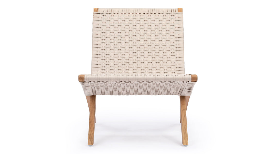 CubaCuba - Cuba Outdoor Chair, Natural Teak