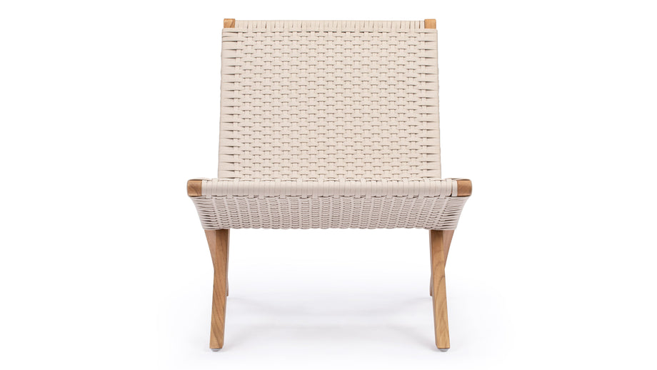 CubaCuba - Cuba Outdoor Chair, Natural Teak