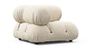 Bellini Module - Cream Chunky Performance Weave (Outdoor) - Image 2