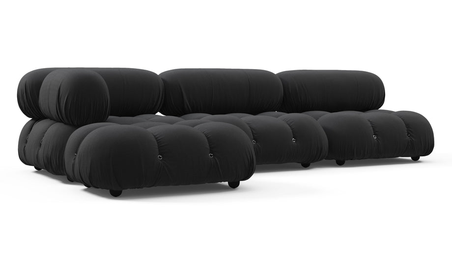 Bellini SeccionalBlack Performance Weave (Outdoor)