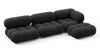 Bellini Sectional - Black Performance Weave (Outdoor) - Image 3