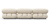Bellini Sectional - Cream Chunky Performance Weave (Outdoor) - Image 5