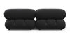 Bellini Sofa - Black Performance Weave (Outdoor) - Image 5