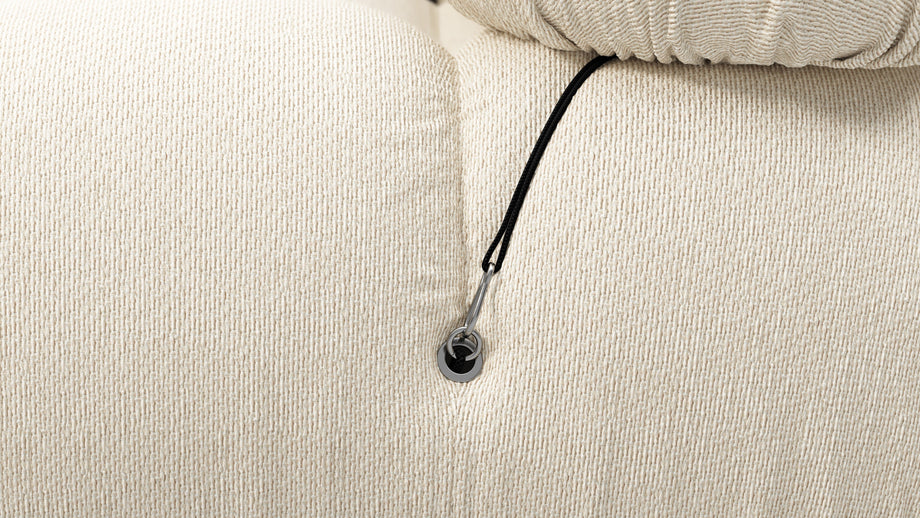 Sofá BelliniCream Chunky Performance Weave (Outdoor)
