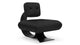 Alta - Alta - Alta Lounge Chair, Black Vegan Leather - Image 1