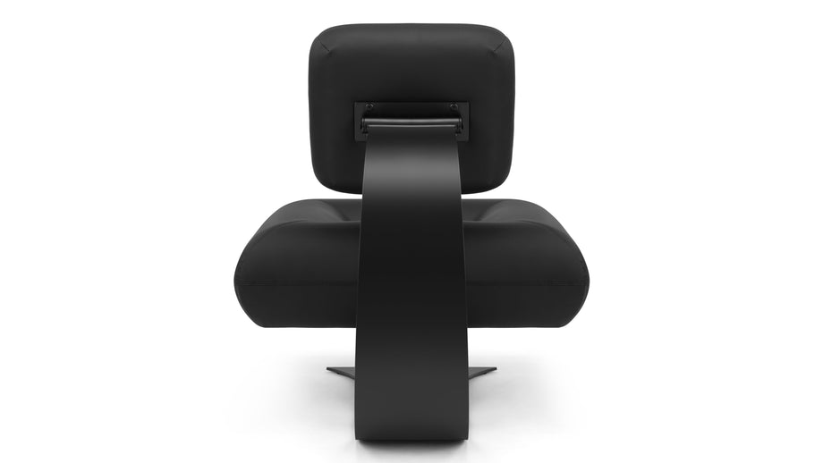 AltaAlta - Alta Lounge Chair, Black Vegan Leather