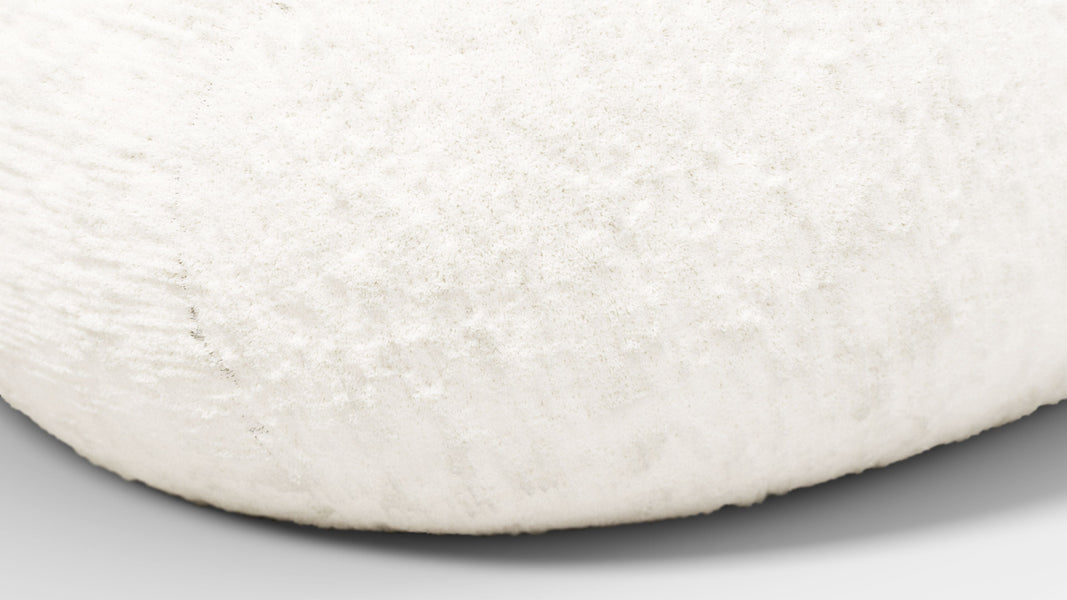 On the RocksOn the Rocks - On the Rocks Module, Backrest, White Textured Chenille