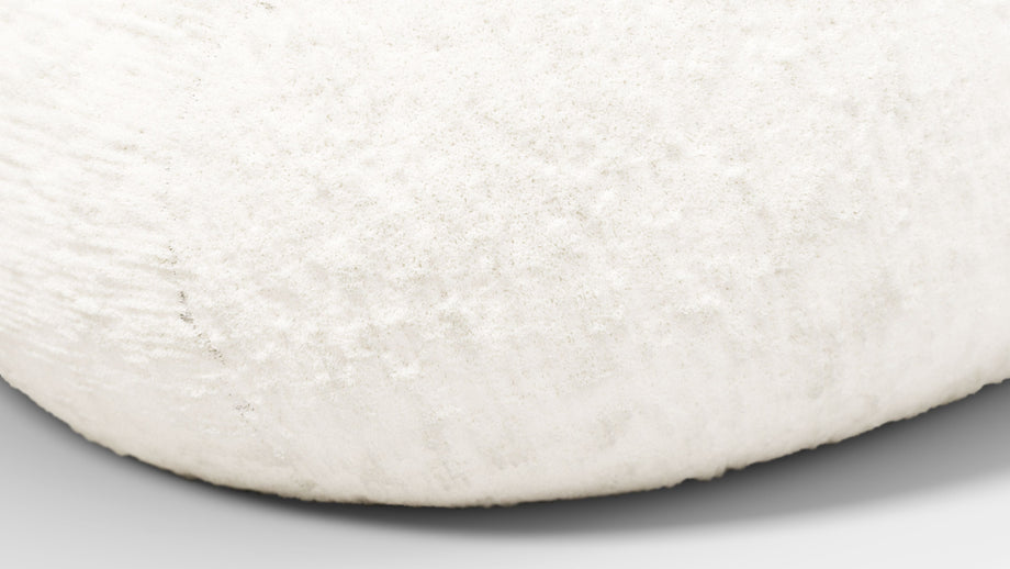 On the RocksOn the Rocks - On the Rocks Module, Backrest, White Textured Chenille