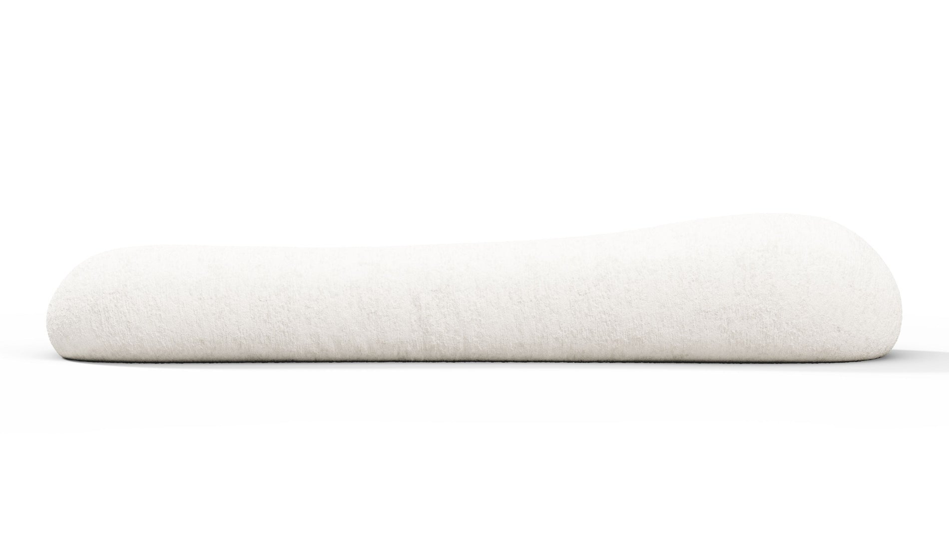 On the RocksOn the Rocks - On the Rocks Module, Backrest, White Textured Chenille