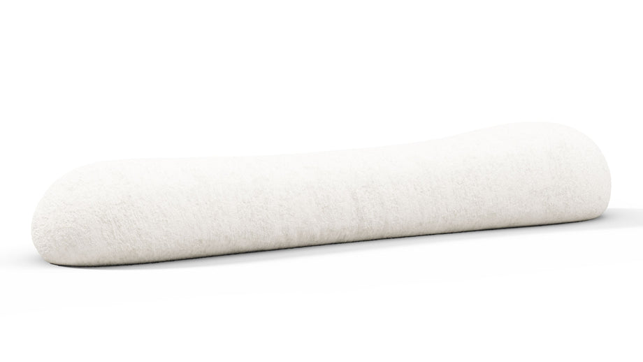 On the RocksOn the Rocks - On the Rocks Module, Backrest, White Textured Chenille