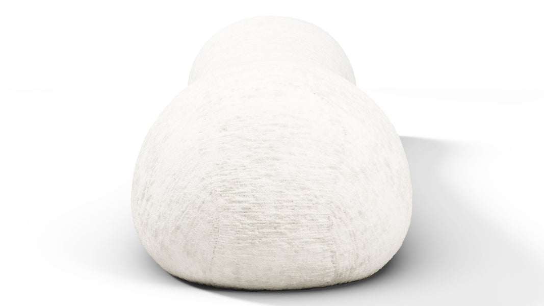 On the RocksOn the Rocks - On the Rocks Module, Backrest, White Textured Chenille