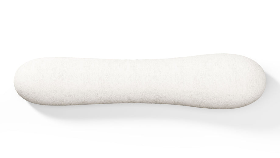 On the RocksOn the Rocks - On the Rocks Module, Backrest, White Textured Chenille