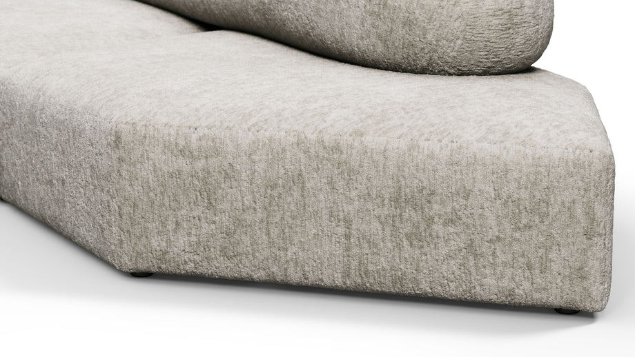 On the RocksOn the Rocks - On the Rocks Sofa, Five Seater, Dove Textured Chenille
