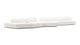 On the Rocks - On the Rocks - On the Rocks Sofa, Five Seater, White Textured Chenille - Image 2