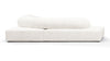 On the Rocks - On the Rocks - On the Rocks Sofa, Left Corner, White Textured Chenille - Image 3