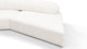 On the Rocks - On the Rocks - On the Rocks Sofa, Small, White Textured Chenille - Image 6