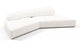 On the Rocks - On the Rocks - On the Rocks Sofa, Small, White Textured Chenille - Image 3