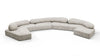On the Rocks - On the Rocks - On the Rocks Sofa, U Shape, Dove Textured Chenille - Image 2