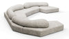 On the Rocks - On the Rocks - On the Rocks Sofa, U Shape, Dove Textured Chenille - Image 6