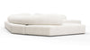 On the Rocks - On the Rocks - On the Rocks Sofa, U Shape, White Textured Chenille - Image 5
