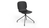 Aarhus Eiffel Chair by Quell Design – a modern Scandinavian-style chair in black with a sculpted polypropylene shell and iconic “Eiffel” steel rod base in powder-coated finish. The contoured ergonomic seat and minimalist frame combine strength, elegance, and everyday functionality for contemporary dining, task, or educational spaces.