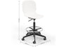 A white Aarhus Swivel Counter Stool with dimensions indicated on a white background. The dimensions are width 490mm, depth 480mm, and height 1000mm.