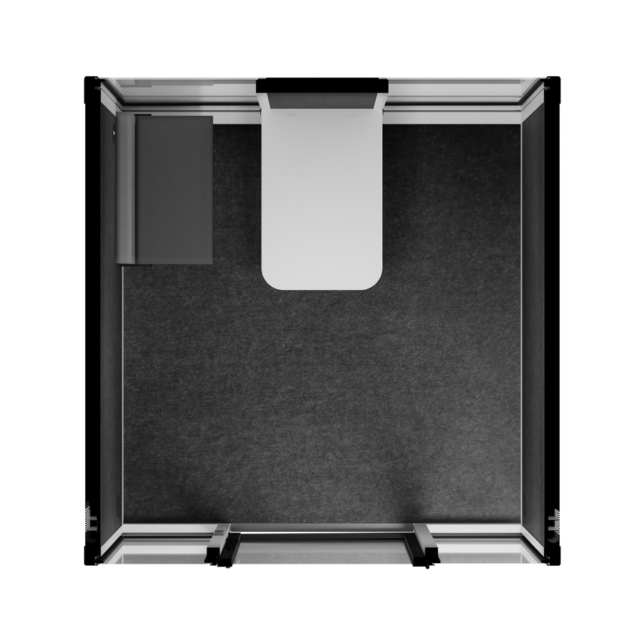 Access Meeting Booth - XLWhite / Bench Furniture Only