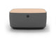 Byorne Modular Coffee Table upholstered in premium linen fabric, available in dusty teal, dark grey and pebble grey. Designed to complement modular seating layouts, it features durable injection-moulded nylon legs for a lightweight yet stable base, integrated USB charging for convenient connectivity and a clean contemporary aesthetic suited to a variety of interiors.