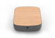 Byorne Modular Coffee Table upholstered in premium linen fabric, available in dusty teal, dark grey and pebble grey. Designed to complement modular seating layouts, it features durable injection-moulded nylon legs for a lightweight yet stable base, integrated USB charging for convenient connectivity and a clean contemporary aesthetic suited to a variety of interiors.